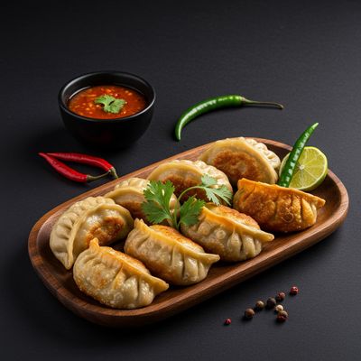 Pan Fried non veg Momo